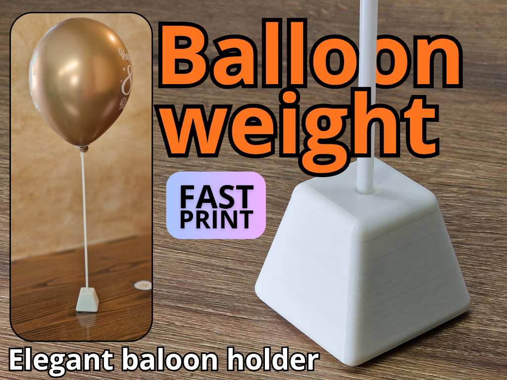 Balloon weight - hole mounting | elegant design