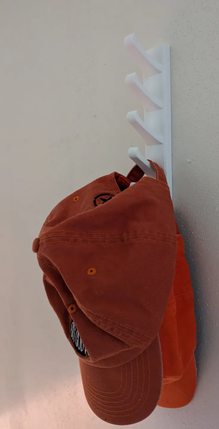 Wall Mounted Hat Rack 