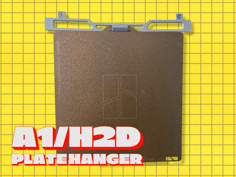 A1/H2D Druckplattenhalter Version lang/kurz