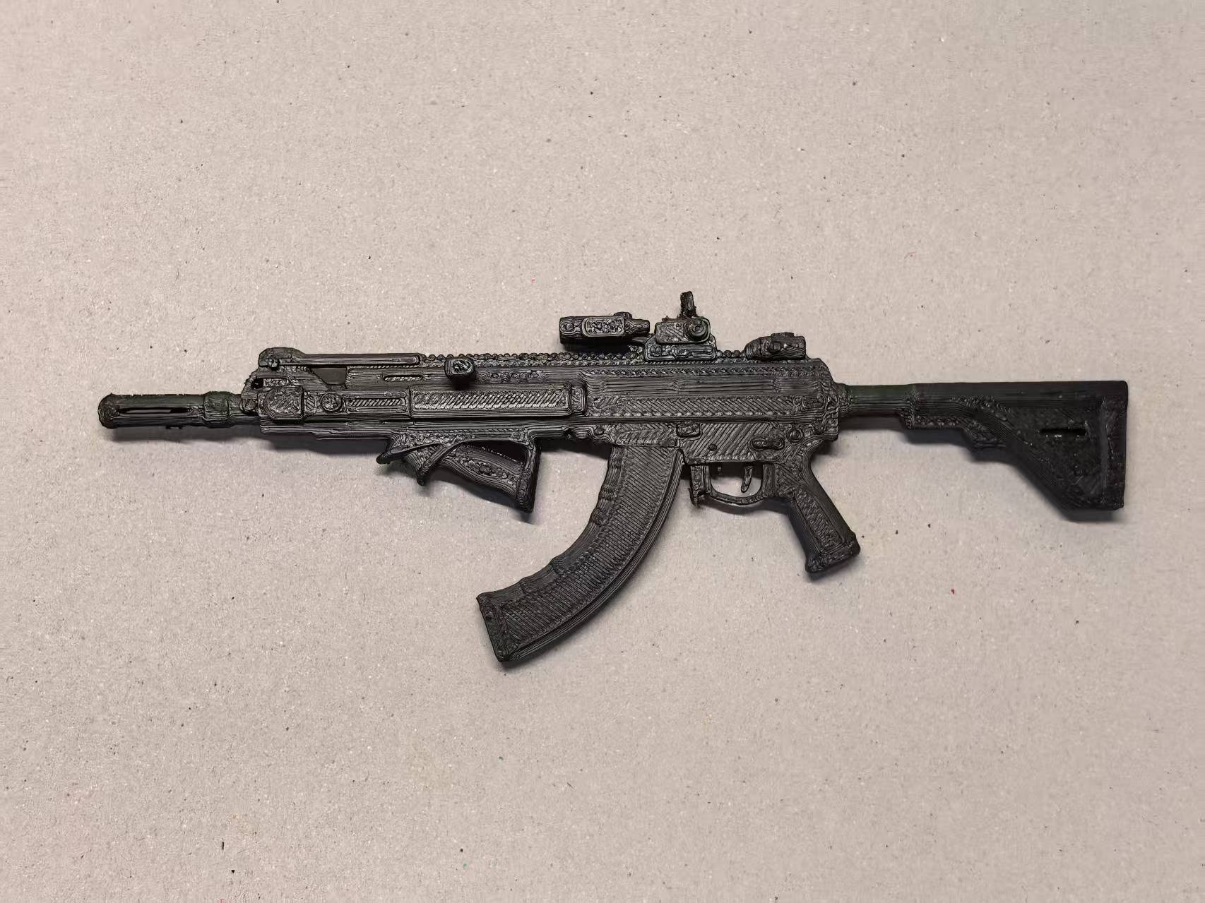 Miniatura 2 do modelo 3D 满改MK47 三角洲行动