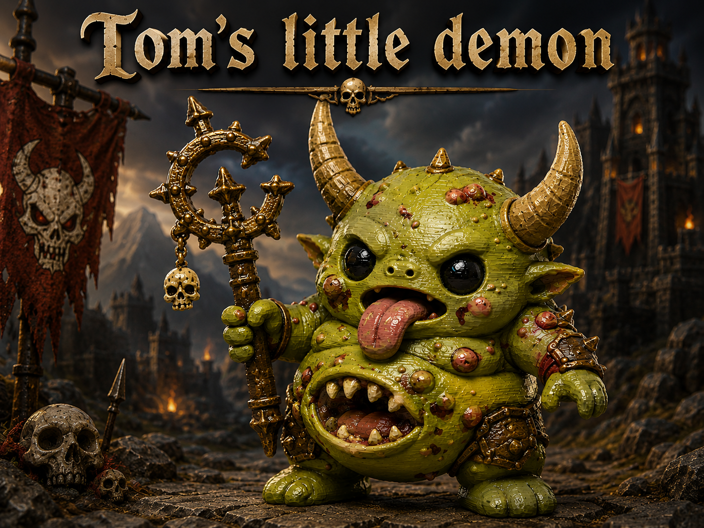 Tom's Little Demon – Cute Fantasy Chibi Miniature
