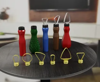 Set of Ribbon Loop Tools for Pottery