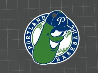 Portland Pickles Keychain