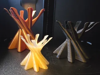 Twisted Hourglass Sphere Stand