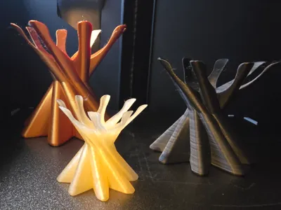 Twisted Hourglass Sphere Stand