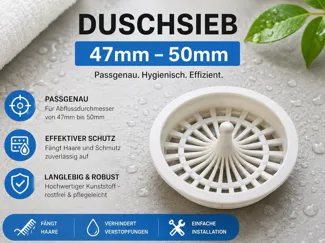 Duschsieb 47mm - 50mm