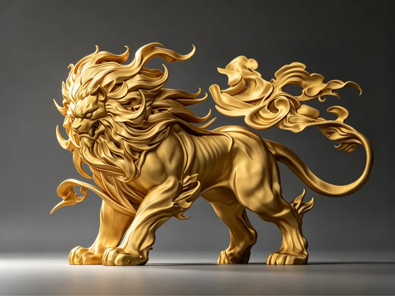 神兽金毛犼・踏风