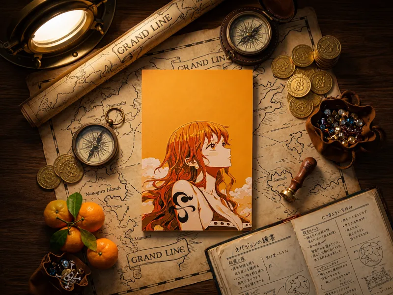 Nami — One Piece "Cat Burglar" Portrait — HueForge