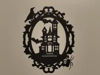 Maison hantée — déco murale Halloween — photo 2