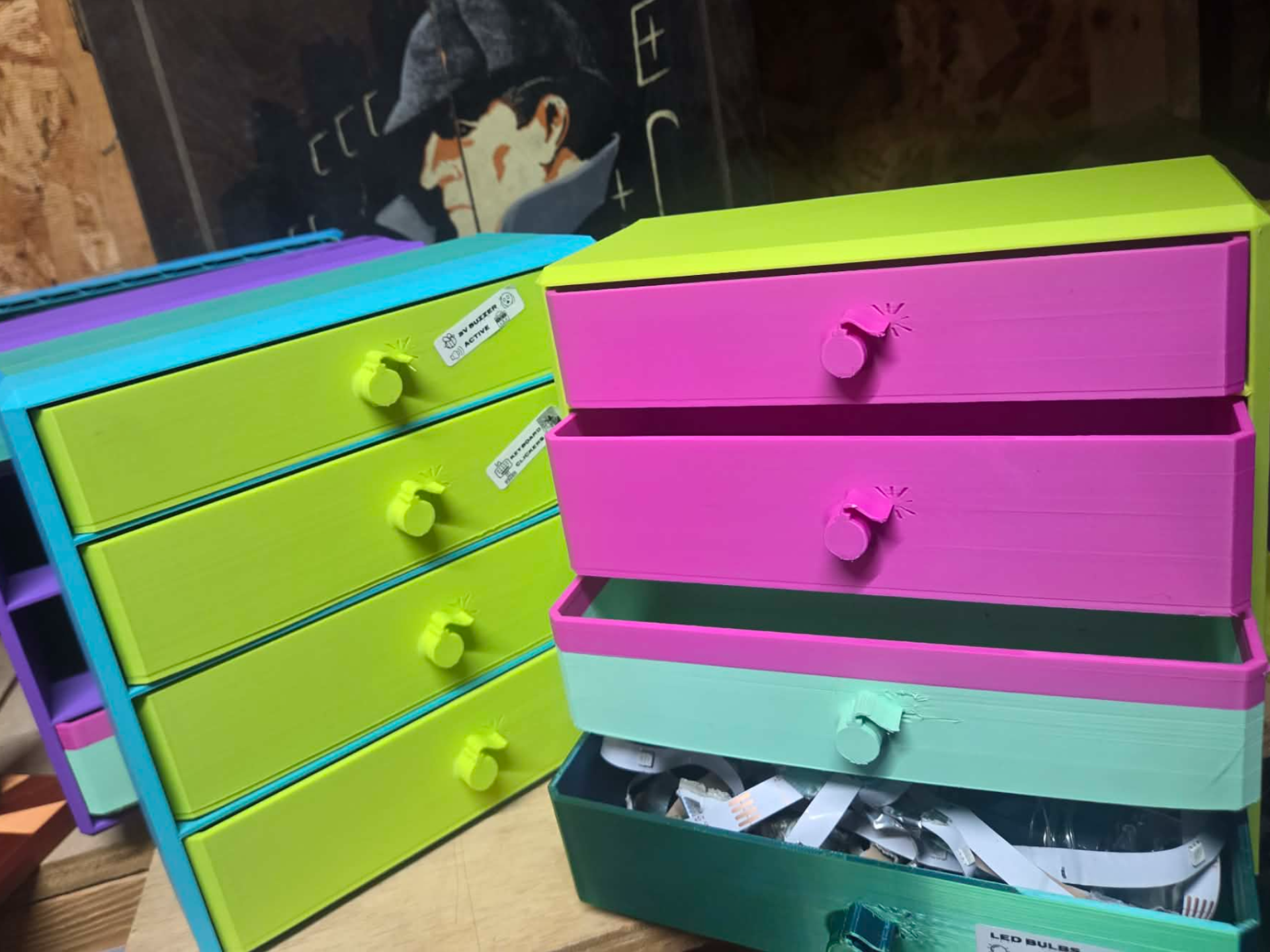 Bombs Away 4 drawer Organizer