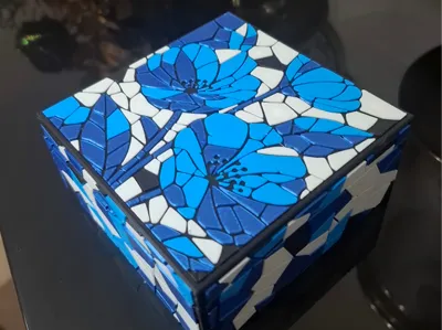 Flower Mosaic Box