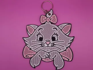 Marie Keychain Pinboard Display