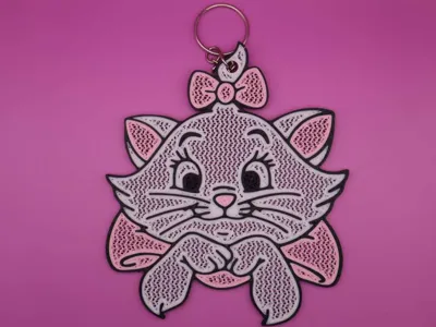 Marie Keychain Pinboard Display
