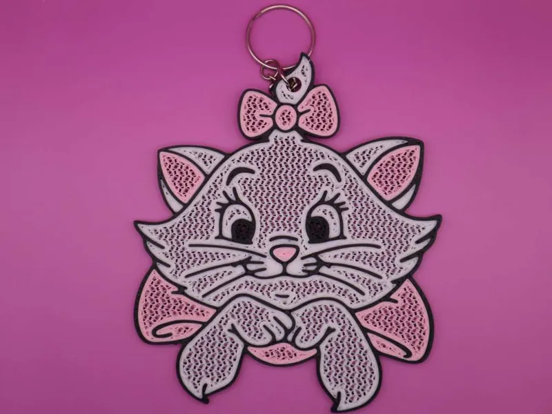 Marie Keychain Pinboard Display