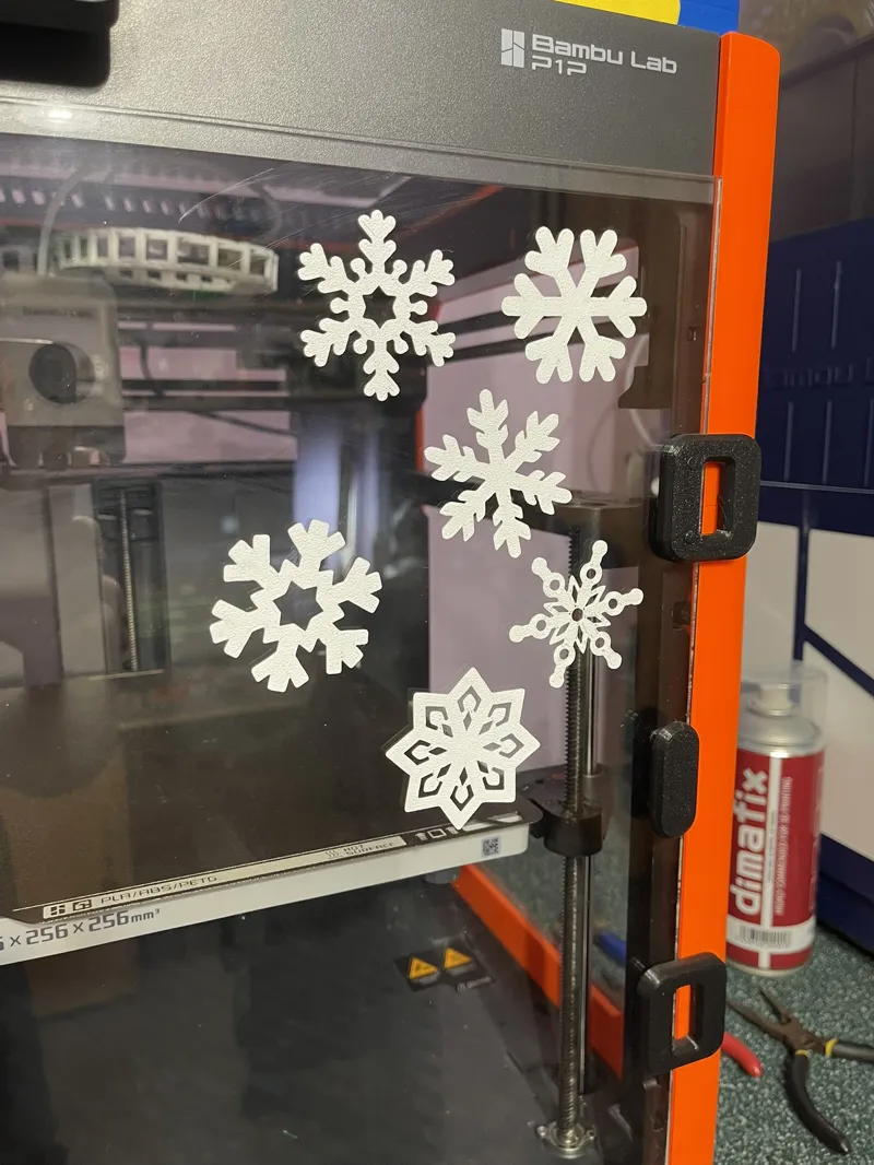6x Snowflakes