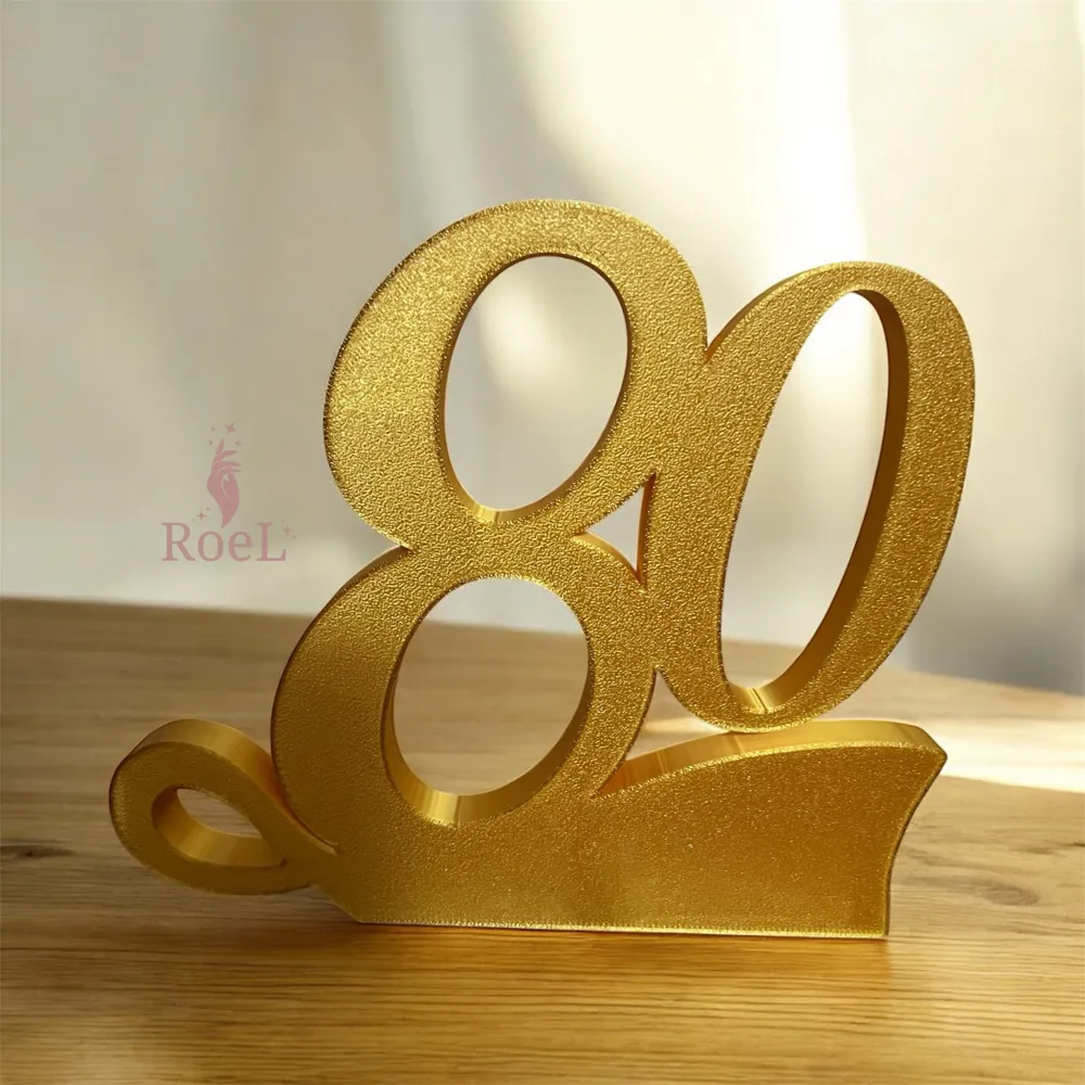 80 Birthday Decoration Free 3D Print Model MakerWorld 80 Birthday Decoration Free 3D Print Model MakerWorld