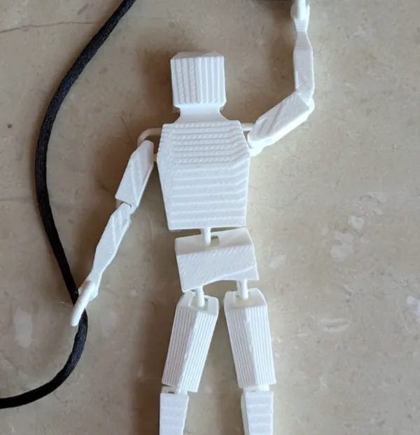 Acrobate articulé pivotant