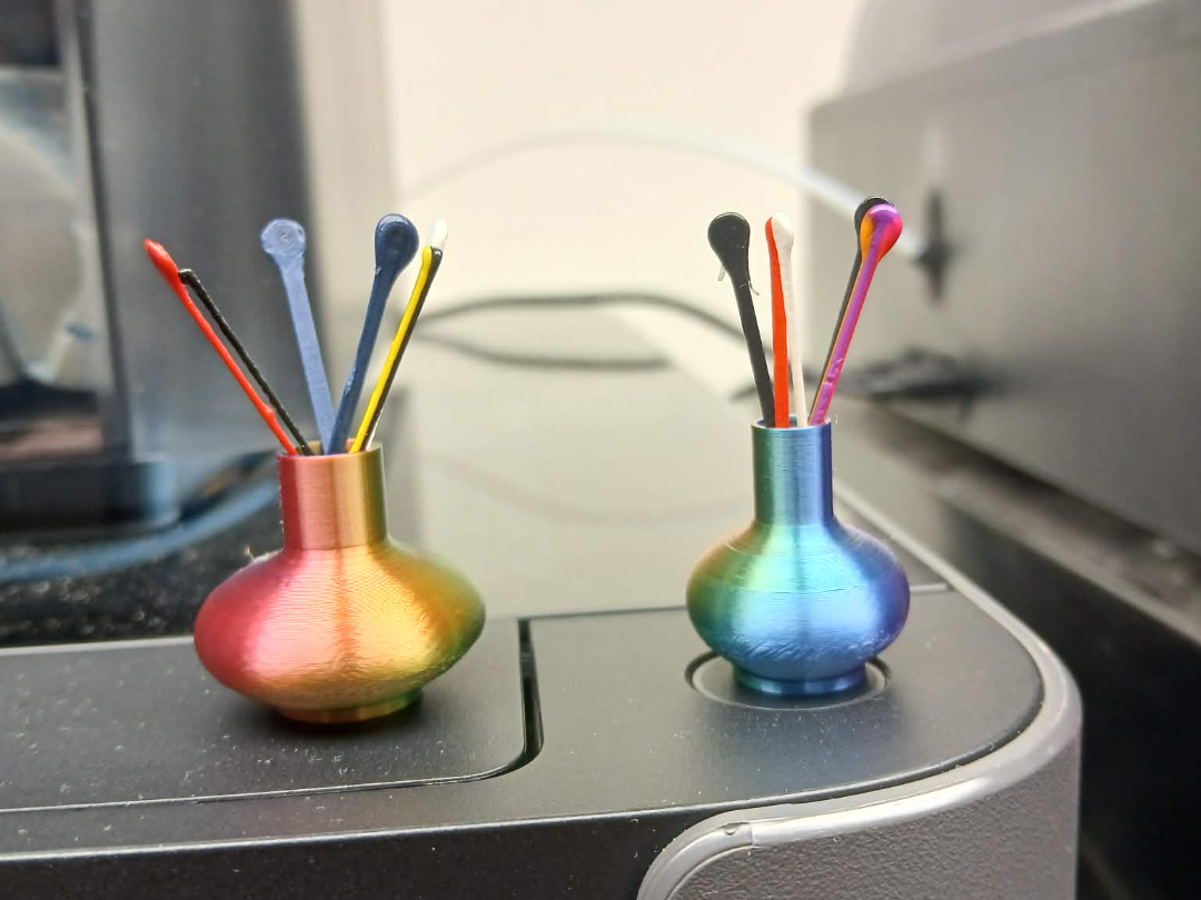 Tiny Vases for H Series Purge Lines