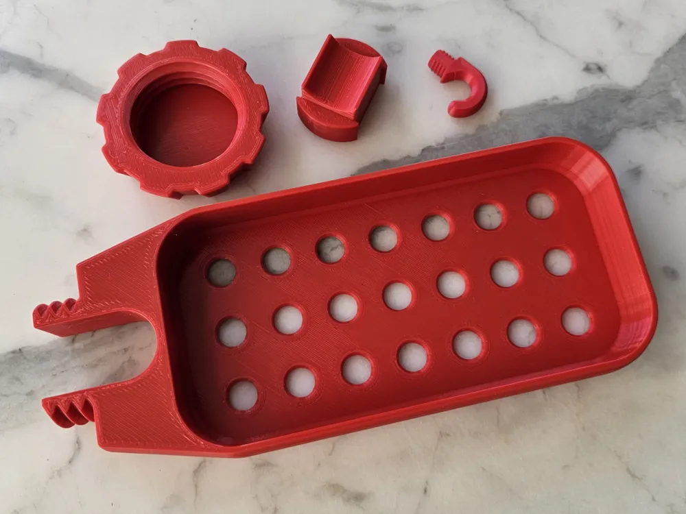 Extra long Shower Shelf for Shampoo and Soap by ThreeDMichael MakerWorld