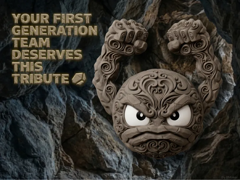Geodude - Fan art - NO AMS - Colección Pokemon