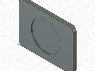 Table feet plate