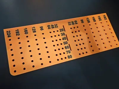 Handle drill guide / template 32-224mm