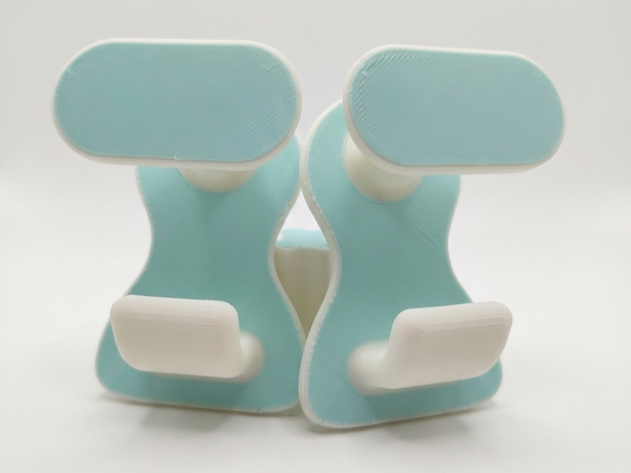 Miniatura 1 do modelo 3D EcoPrint Twin Hook - AMS Optimized