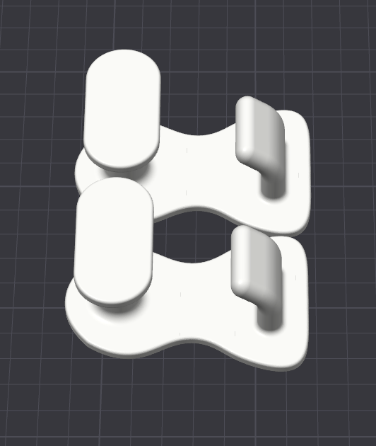Miniatura 2 do modelo 3D EcoPrint Twin Hook - AMS Optimized
