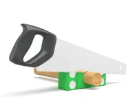 Magnetic saw guide with 7 magnets Ø15 mm thickness 1 mm