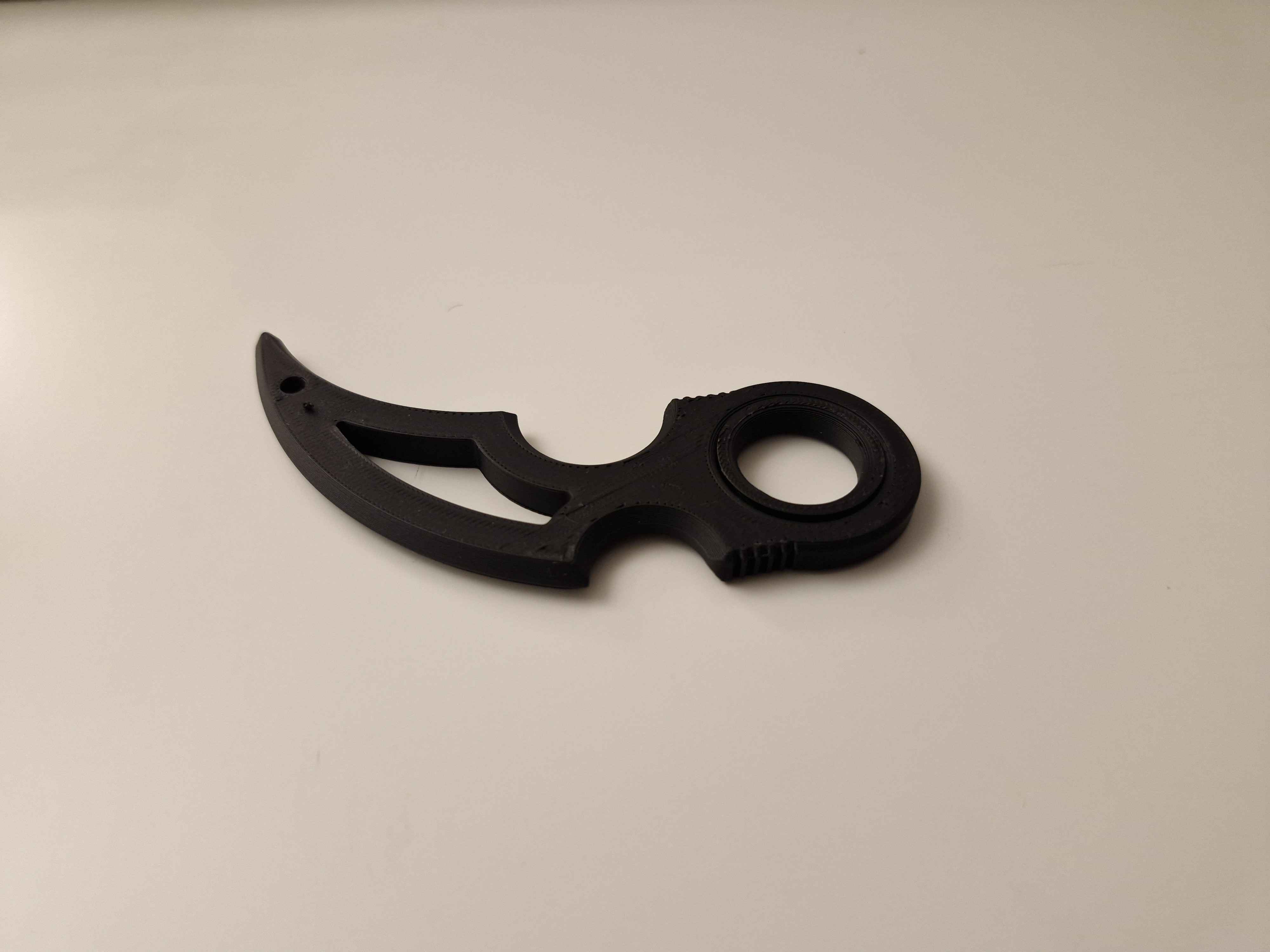 Miniatura 3 do modelo 3D Spinner keychain karambit