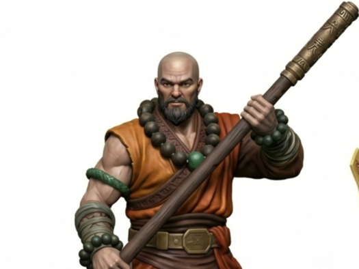 Chinese Buddhist Monk - Eastern Fantasy Miniature