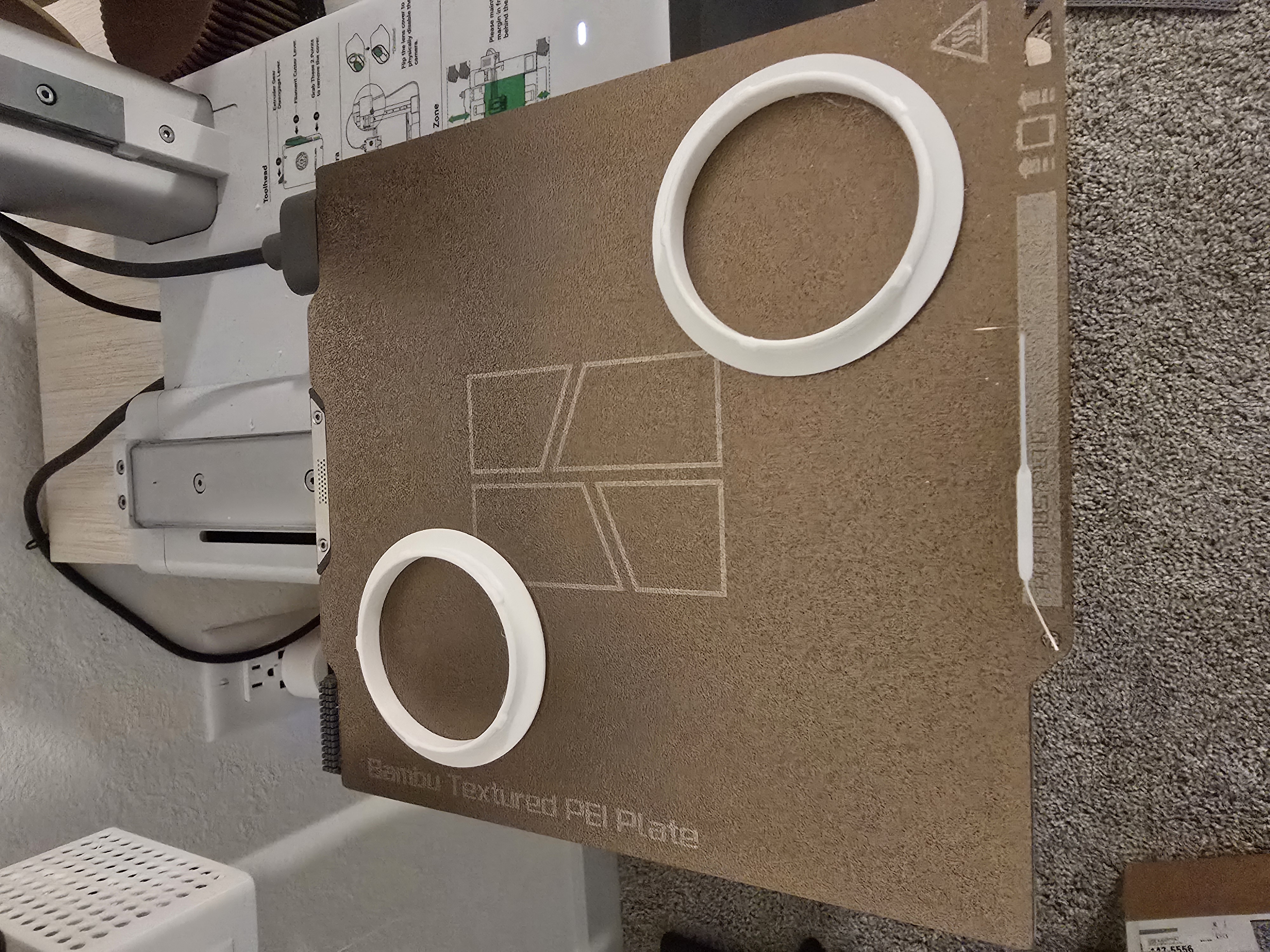 Miniatura 5 do modelo 3D Overture & Polymaker Spool Filament Roller Ring