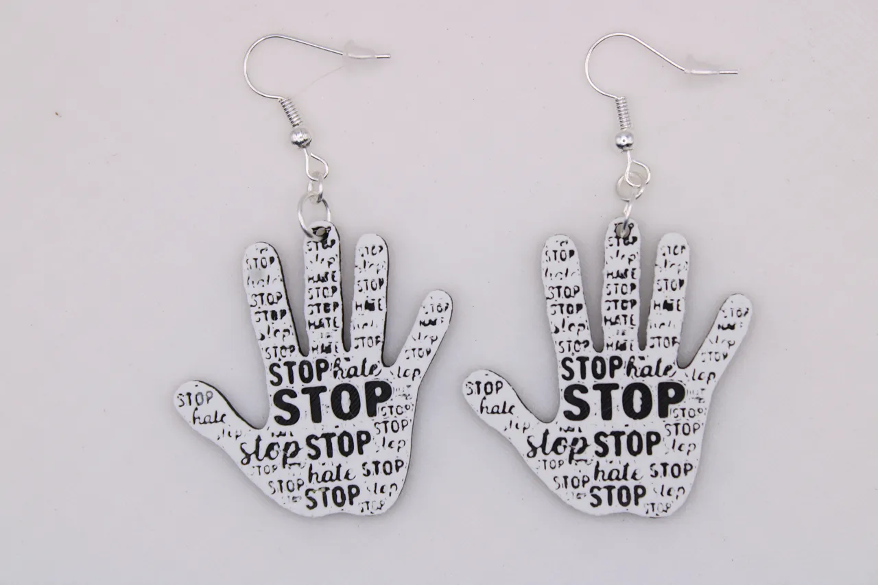 Jewish - Stop the Hate Earrings view 4