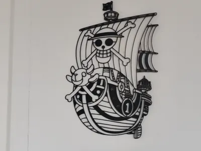 Plaque Art mural One Piece Sunny