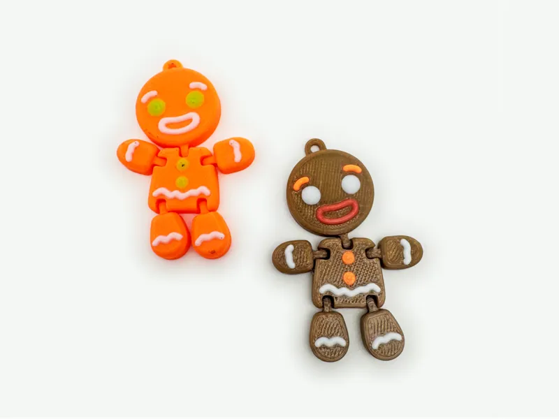 动态姜饼人钥匙扣   Dynamic Gingerbread Man Keychain