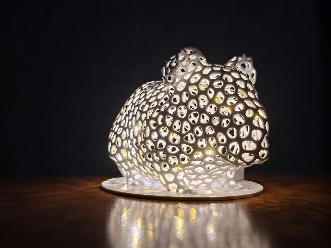 Lampada Porcellino d'india Voronoi
