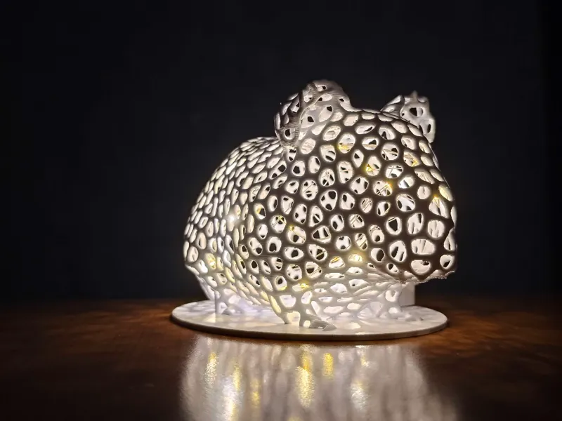 Lampada Porcellino d'india Voronoi