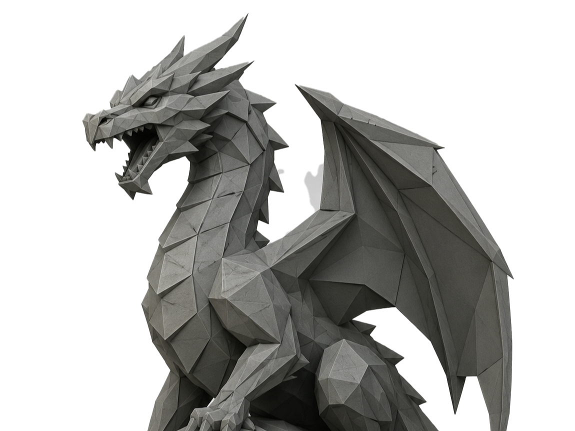drago low-poly