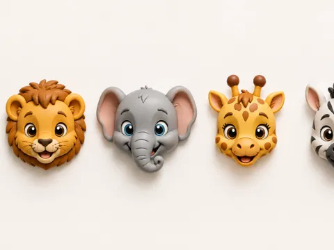 Modelo para impresión 3D: Ejetores 3D para Docinhos SAFARI — referencia de MakerWorld