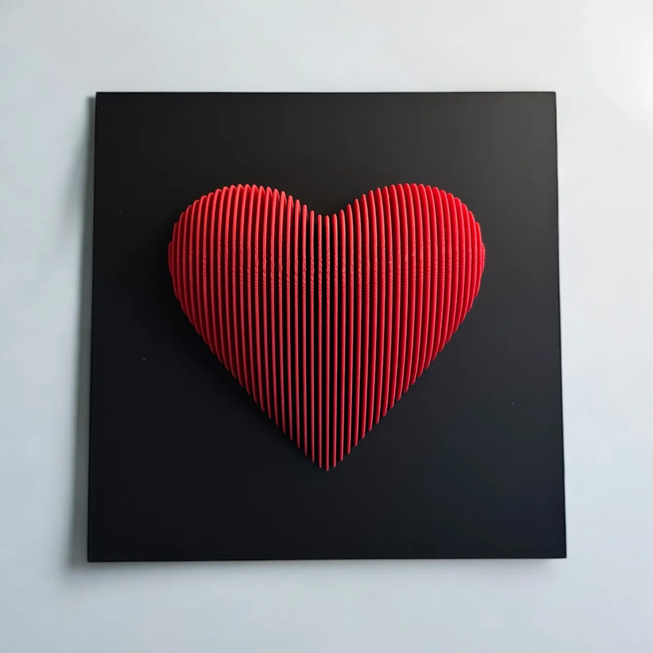 Heart Layered Sculpture view 3