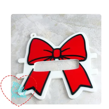 Llavero: Cheer Bow Hair Band Key Chain — vista de referencia 4