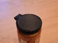 No name on lid. PETG: flexible, heat resistant, slower speed