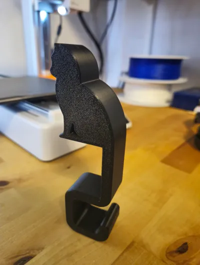 Cat Desk Bag Hanger with internal rinforcement