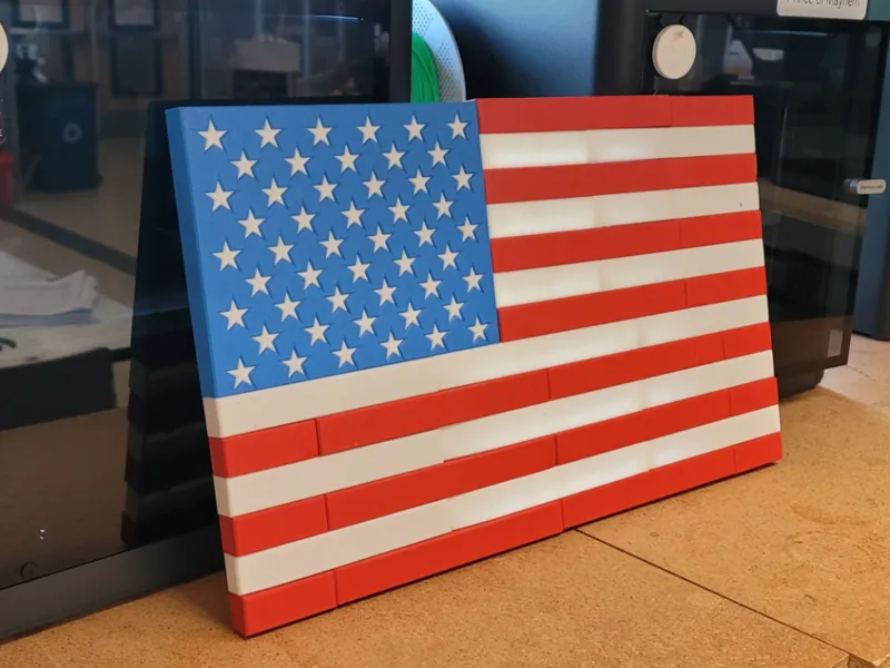 American Flag 13in x 21in 