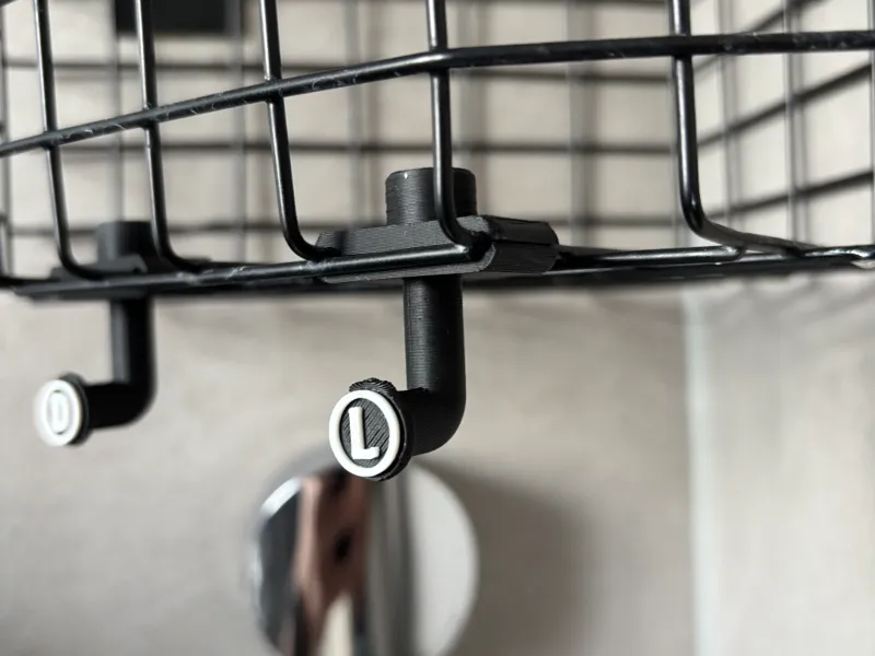 Shower bag holder for Ikea Blecksjön