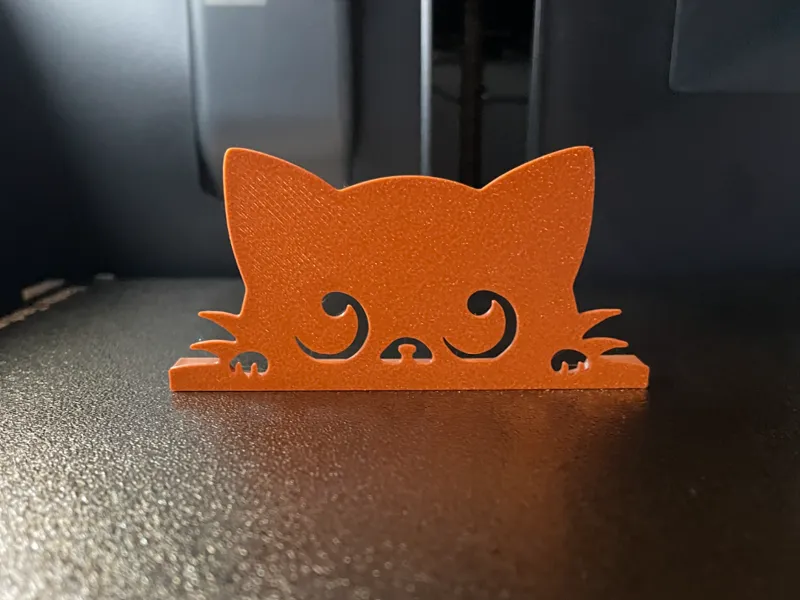 Peeking Cat