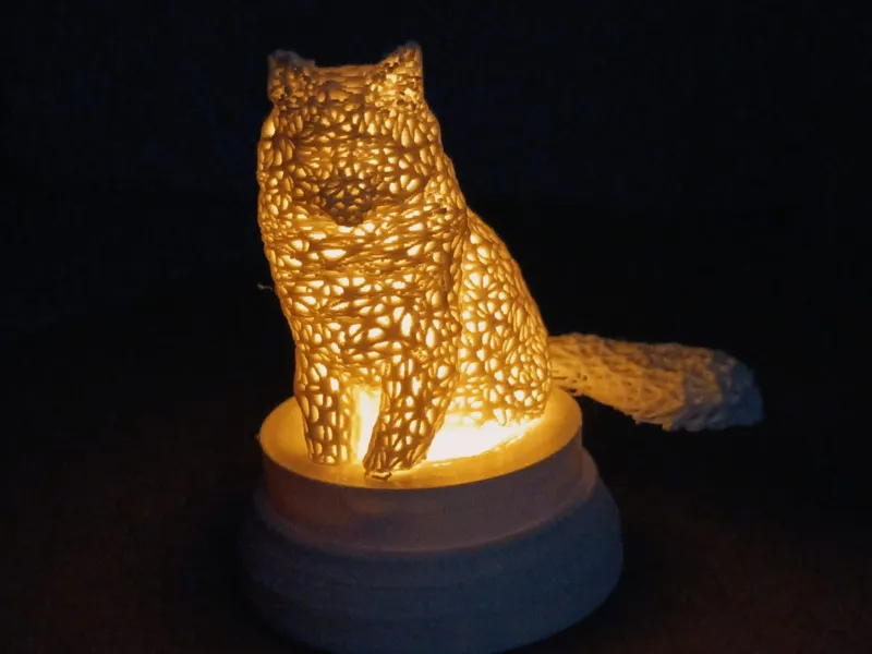 cat lamp