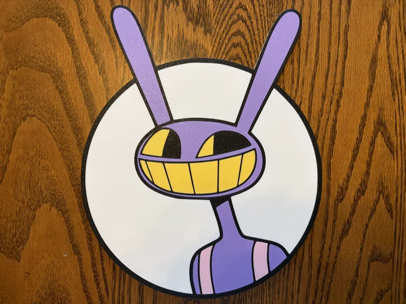 Jax Door Sign from the Amazing Digital Circus