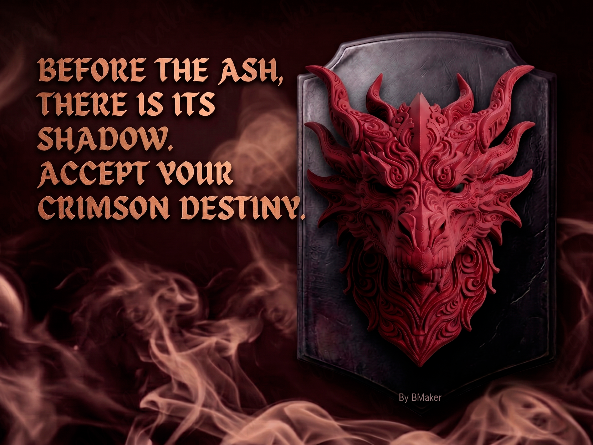 Dragón Rojo - Wall art