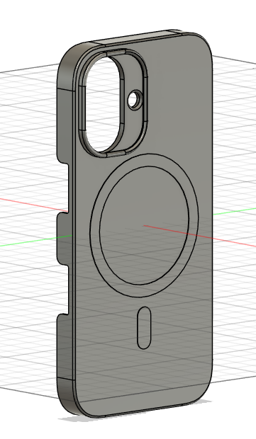 Miniatura 2 do modelo 3D IPone 16手机壳-带镜头保护